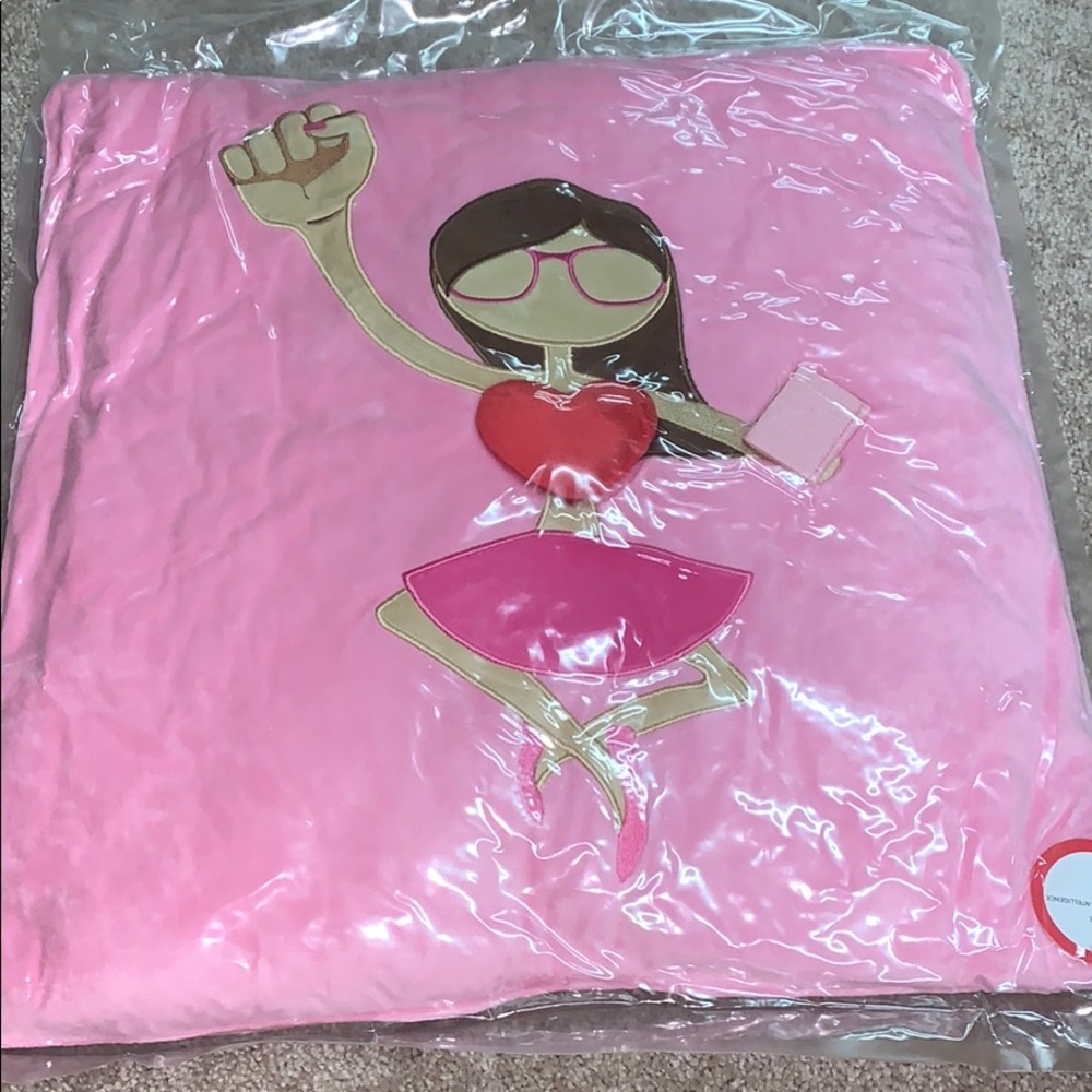 Custom Plush GIRL Power Pillow - Book Worm 2